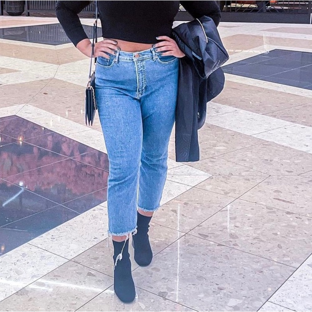 Super High-rise Straight Express Jeans